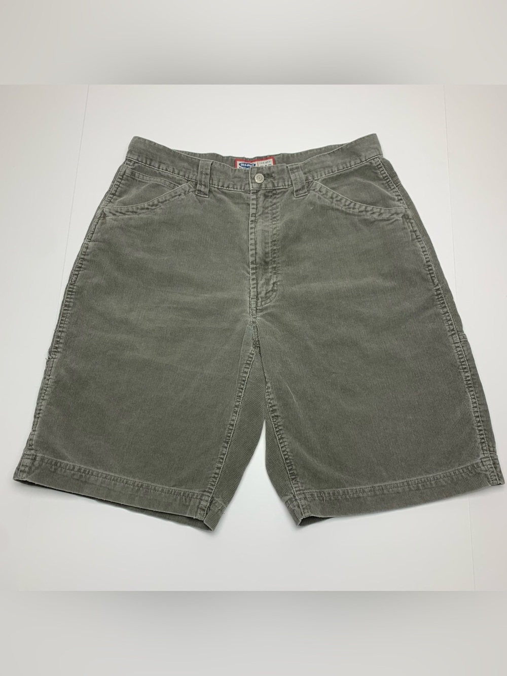 Vintage Old Navy Corduroy Carpenter Shorts Baggy Y2k 90s Mens Size 34